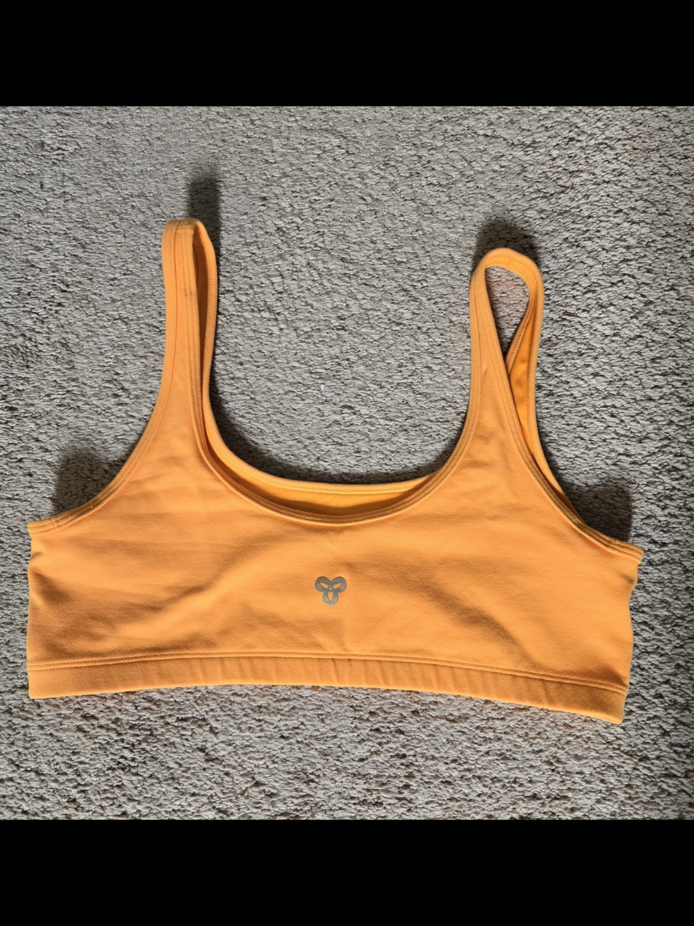 Aritzia Scoop Bralette in Vibrant Orange - Picture 3 of 3